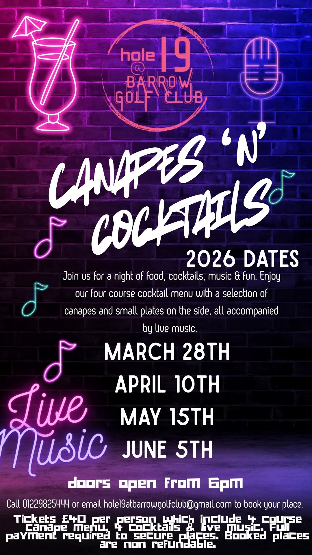 Canapes & Cocktails